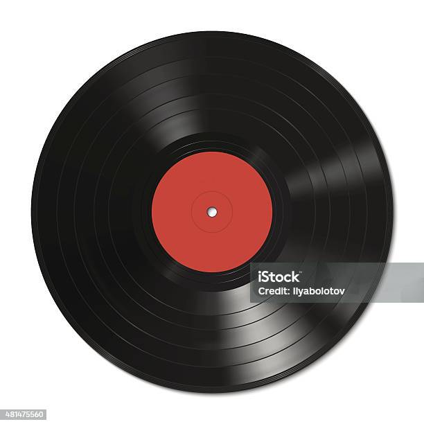 Vinyl Record Template Stock Illustration - Download Image Now - Record - Analog Audio, Plastic, Disk