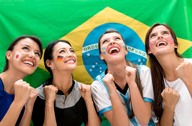 istock Excited soccer fans 481476059