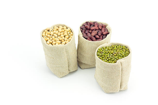 istock Different kinds of beans in sacks bag 481479826