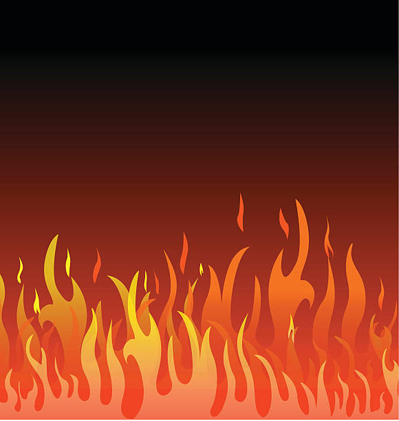 Fire background vector hot Fire Vector Template on black background pics of the firefighter free stock illustrations