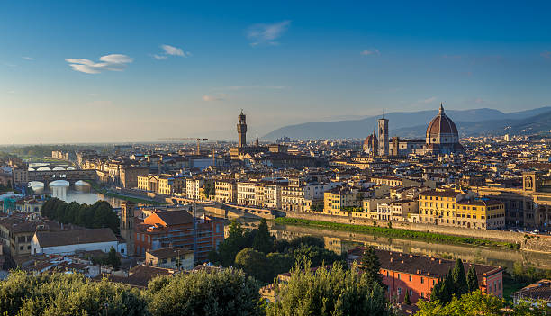 istock Florence with Cathedral (Duomo), Palazzo Vecchio and Ponte Vecchio, Italy 481482760