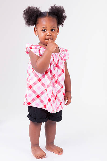 istock Cute little african american girl 481484653