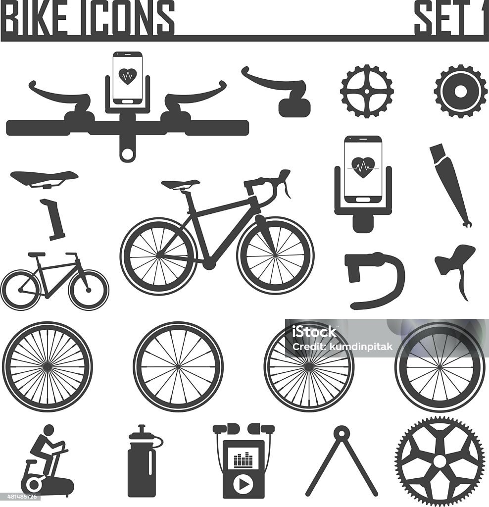 bike icon vector illustration. 2015 stock vector