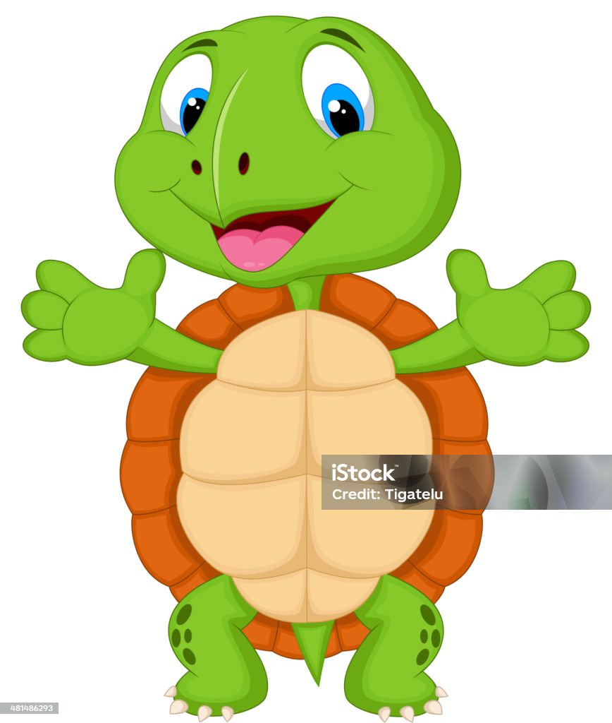 Cute turtle cartoon Vector illustration of Cute turtle cartoon  Animal stock vector