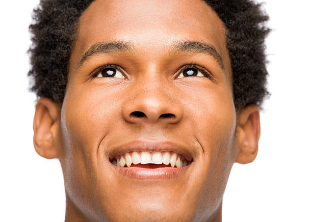istock Close up of a young man's face 481490619