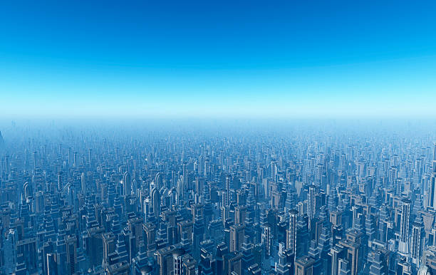 istock 3d render of futuristic city 481490823