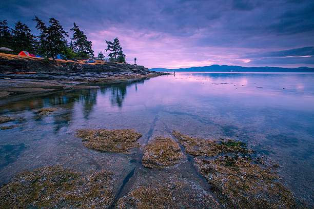 camping at Ruckle Provincial Park on Saltspring Island