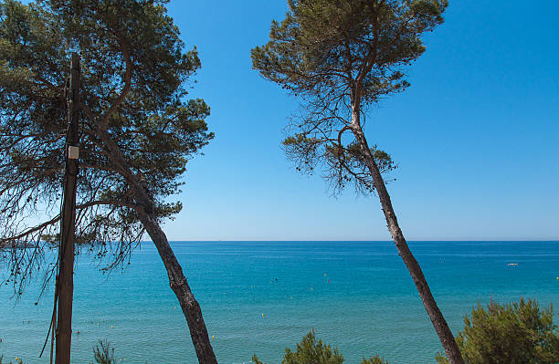 Amazing morning, Salou Spain. stock photo