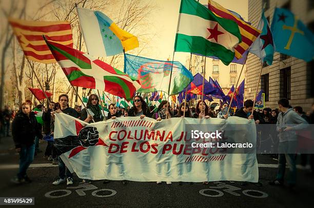 Marzo De Dignidad Foto de stock y más banco de imágenes de Comunidad Autónoma de Andalucía - Comunidad Autónoma de Andalucía, Manifestación, Activista