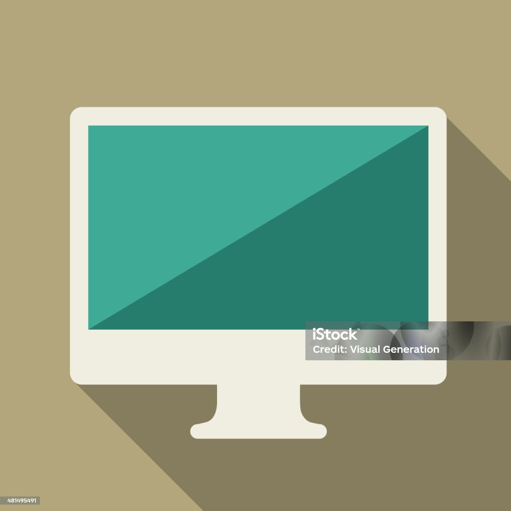 Computer Flat Image Flat Computer Stock Illustration - Download Image Now - Computer ...