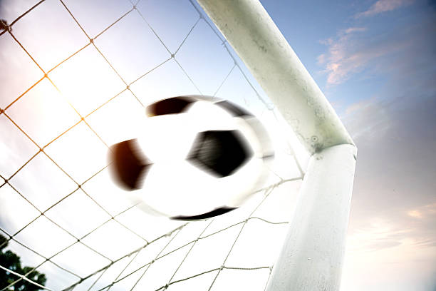 istock Shooting at goal - soccer stadium 481495541