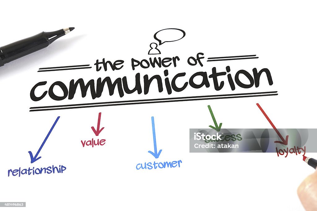 The Power Of Communication Adult Stock Photo