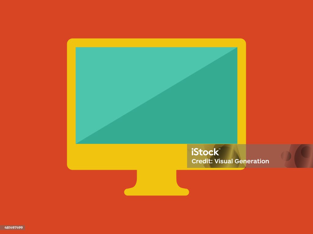 Computer Flat Image Flat Computer Stock Illustration - Download Image Now - Advice ...