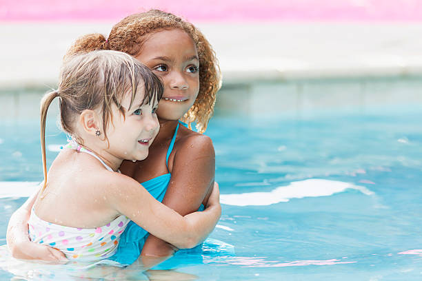 istock Two little girls in swimming pool 481497753