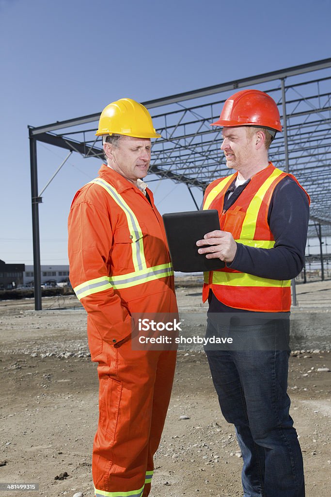 Trabalhadores de construção no site - Royalty-free Amizade Foto de stock