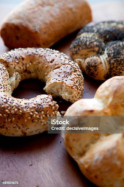 Freshly Baked Bread Rolls Stock Photo - Download Image Now - Bagel, Baked, Bread