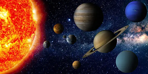 Photo of Solar system