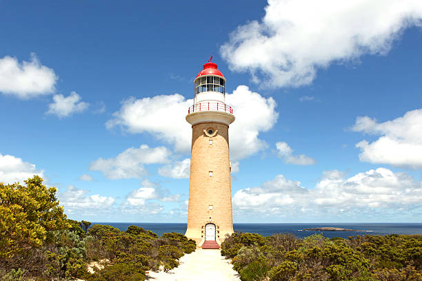 Cape Du Couedic Lighthouse on Kangaroo Island stock photo