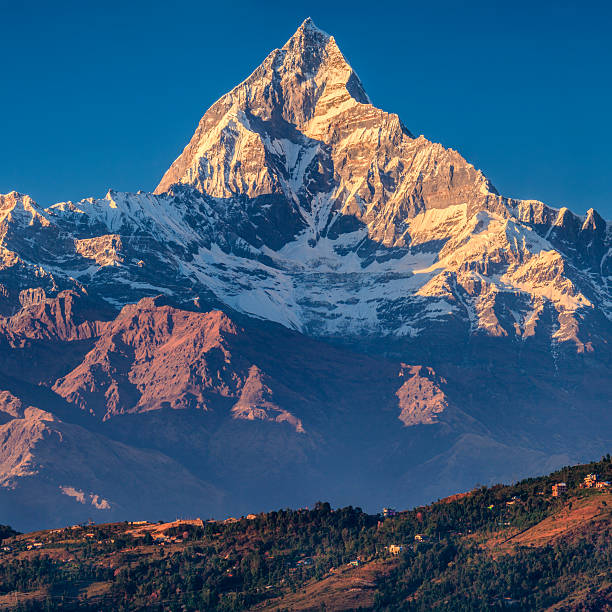 istock Sunset over Machapuchare seen from Pokhara, Nepal 481508155