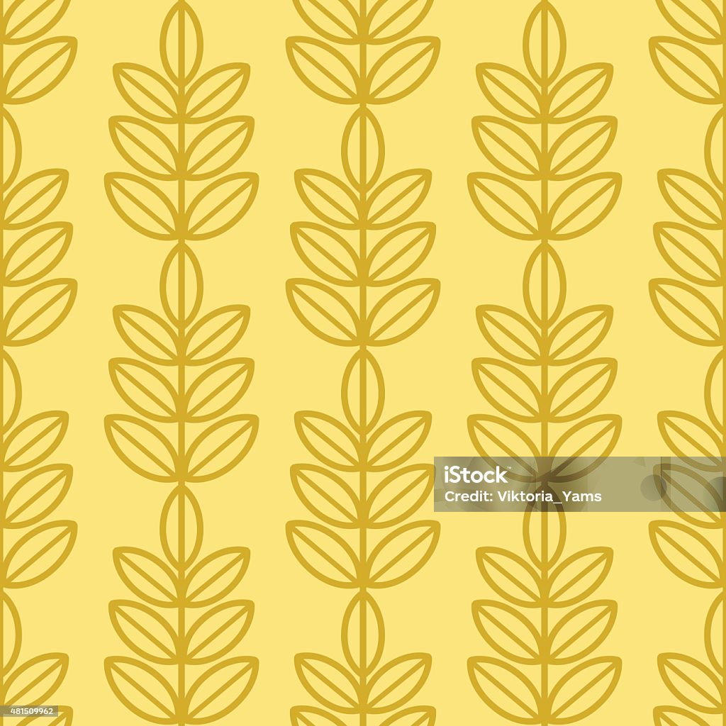 Ash Pattern Seamless Ash Tree Leaves Seamless Vector Pattern Stock Illustration - Download ...