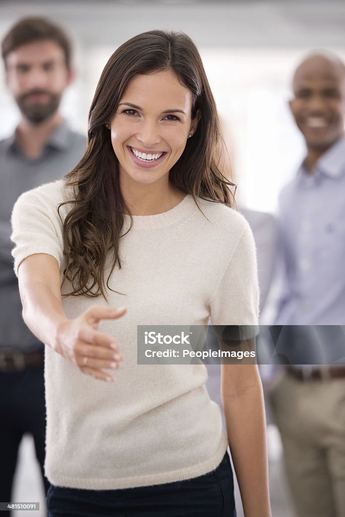 Willkommen im Unternehmen - Lizenzfrei Hände schütteln Stock-Foto