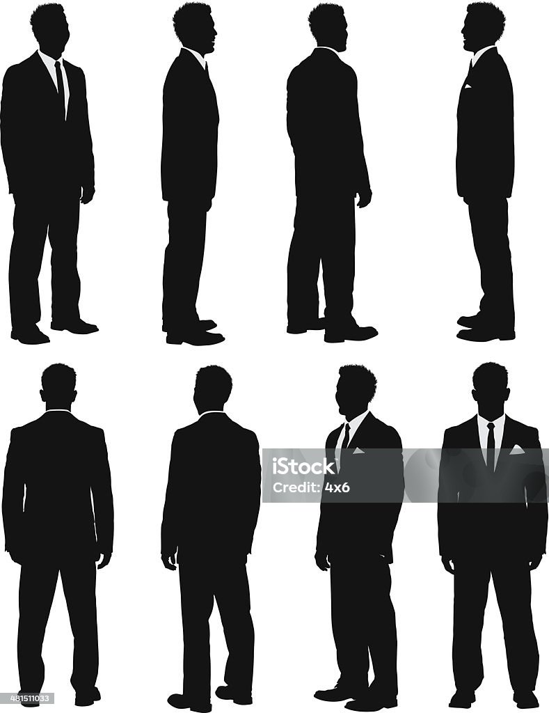 Businessman Businessmanhttp://www.twodozendesign.info/i/1.png In Silhouette stock vector