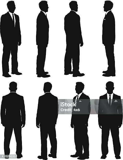 Businessman Stock Illustration - Download Image Now - In Silhouette, Vector, Men