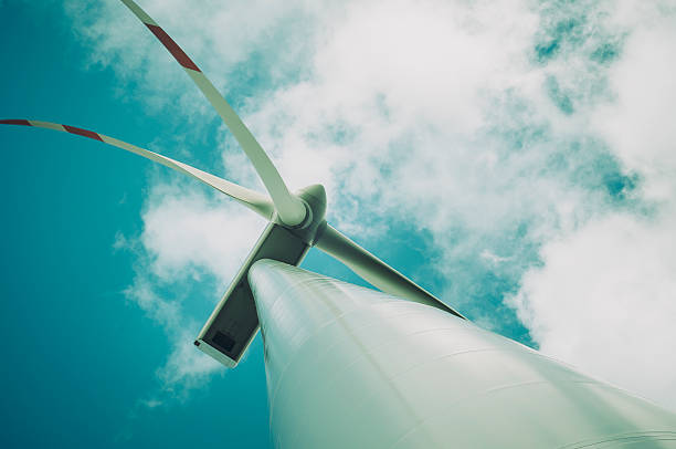 istock Wind turbine in retro look 481512903