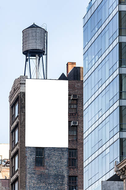 istock Big white billboard on the wall. 481513443