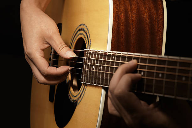 istock man's hands playing acoustic guitar 481513558