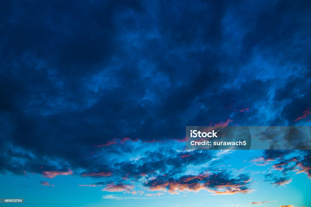 Cloud and sunset - 2015 Stock Photo