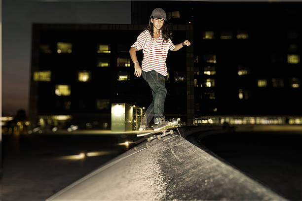 istock Young skateboarder in the city 481519466