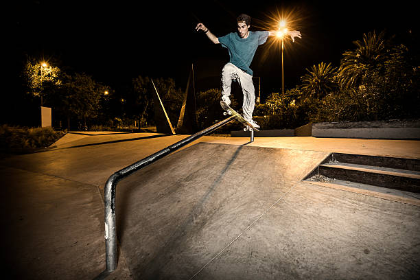 Young skateboarder in the city