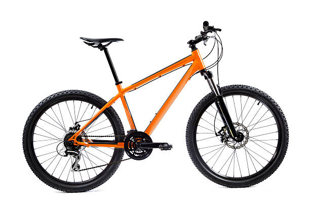 Orange Mountain Bicycle stock photo