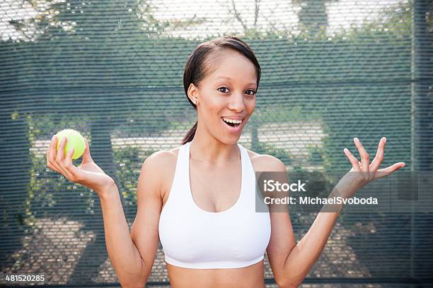 Happy Tennis Player Stock Photo - Download Image Now - 20-29 Years, Active Lifestyle, Adult