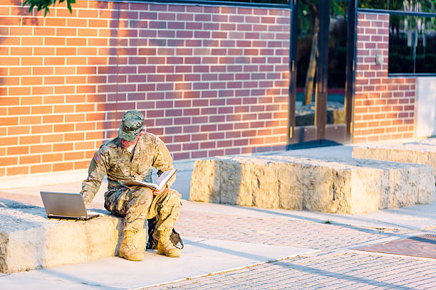 American Soldier at campus