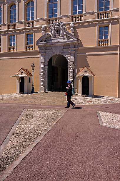Palace in Monaco showing stone exterior and residence