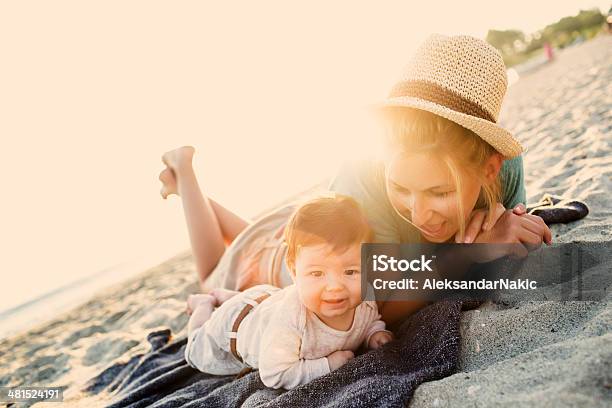Mother And Son Summer Portrait Stock Photo - Download Image Now - Adult, Baby - Human Age, Baby Boys