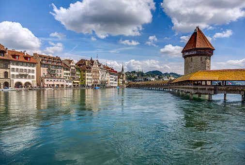 City of Luzern View with Lake, Switzerland