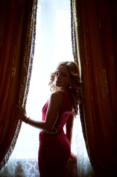 istock Girl in a luxurious interior 481528187