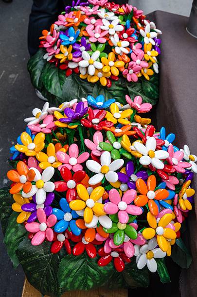 istock Bouquet with batterflies made from jelly candies 481532114
