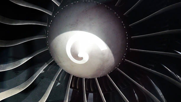 istock Close Up View Of  Big Jet Engine 481532308