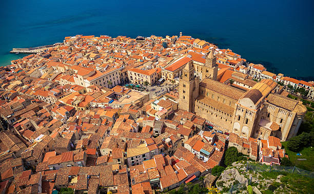 istock Cefalu old town from bird's eye view 481532460
