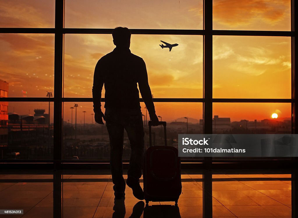 Passagier - Lizenzfrei Flughafen Stock-Foto