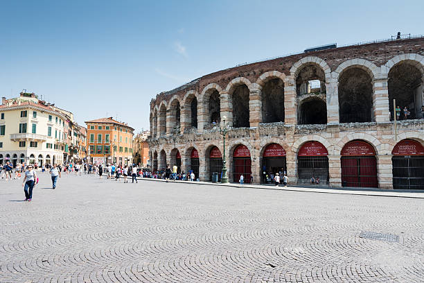Ancient roman amphitheatre Arena in Verona, Italy