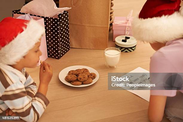 그래서 산따 같은 쿠키 것입니다 12월에 대한 스톡 사진 및 기타 이미지 - 12월, 2명, 가정 생활