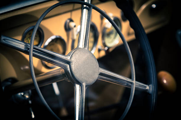istock Interior of old car 481537669