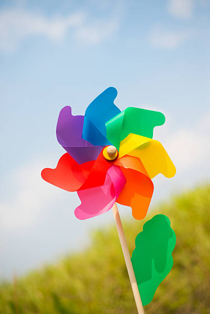 istock Colorful Pinwheel in Nature 481541625