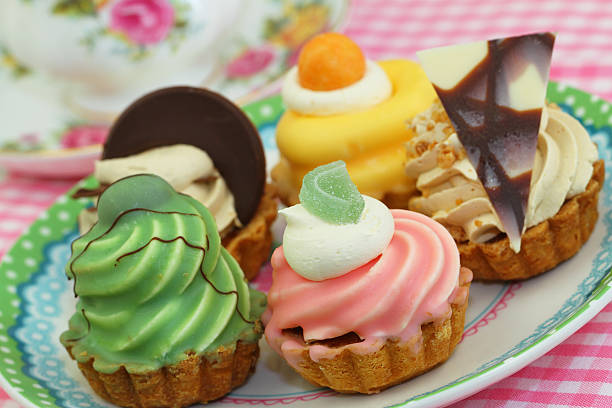 istock Selection of cream cakes 481542869