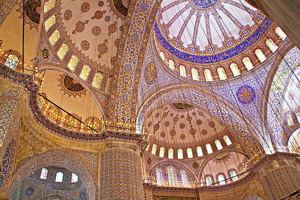 istock Interior of the Blue Mosque, Istanbul, Turkey 481543942